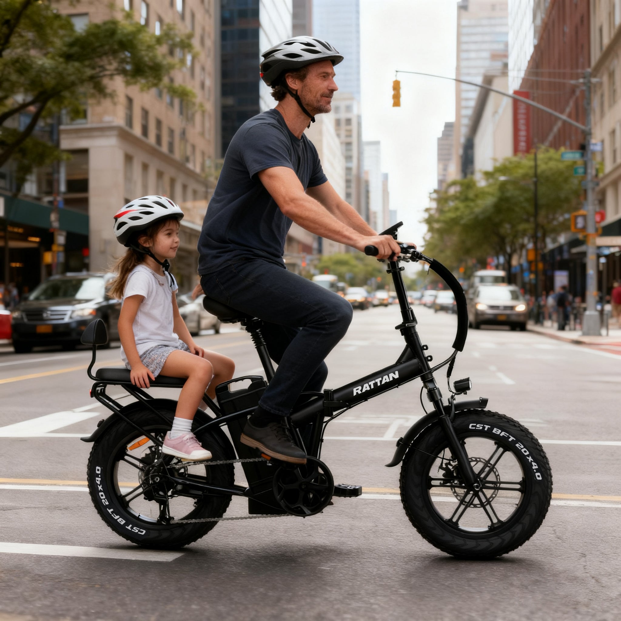 Rattan Faltbare E-Bikes 40.5AH Herausnehmbare Batterie 20