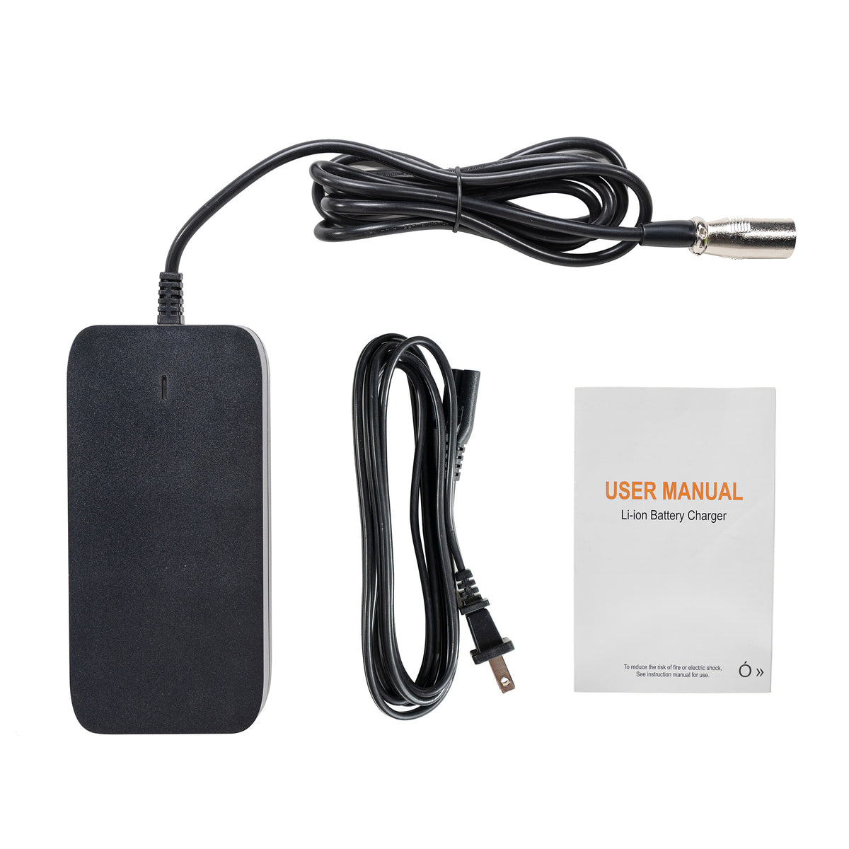 Chargeur de batterie Rattan LM/LF 48V 3A (avec connecteur de fiche à 3 broches)