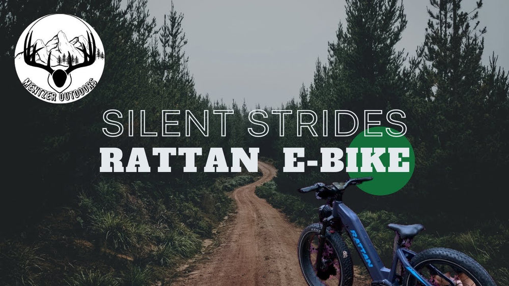 Stille Schritte: Erleben Sie Stealth und Macht beim Jagen mit dem Rattan Sequoia E-Bike.
