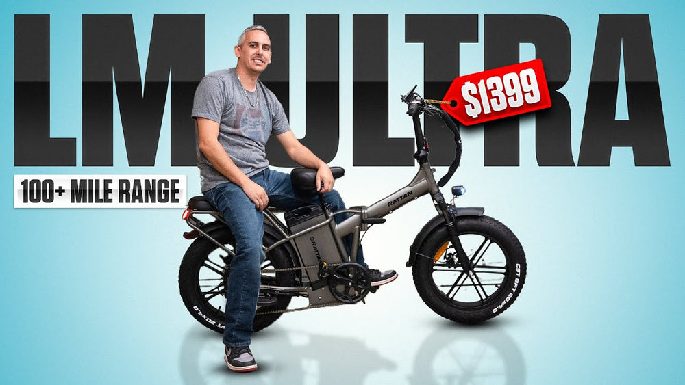 Rattan LM Ultra - ¡Ebike de largo alcance de largo rango plegable más barato!