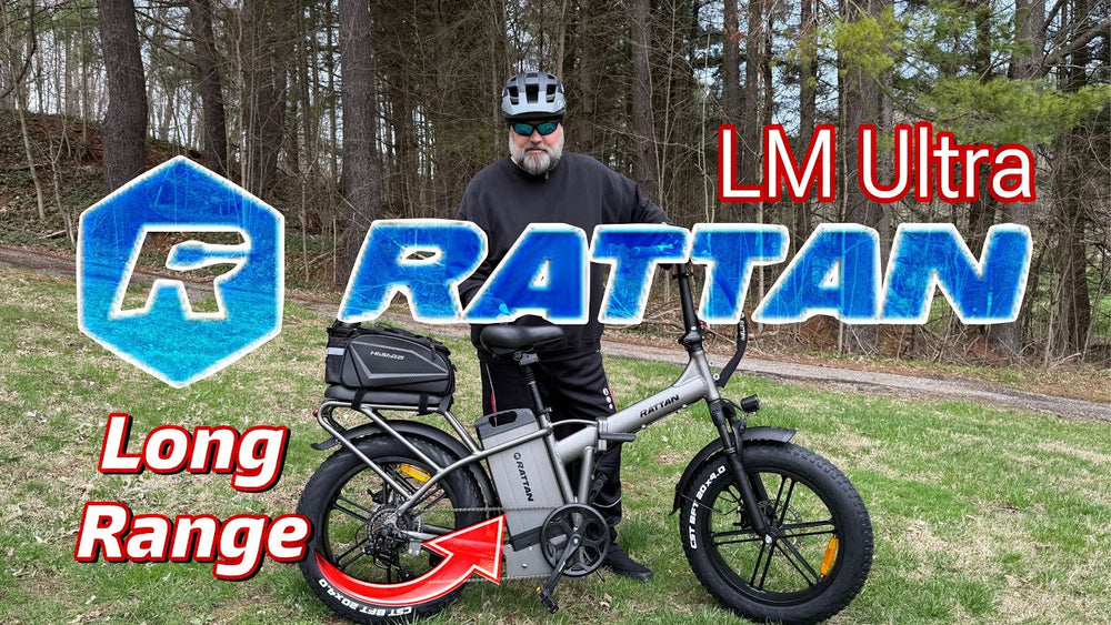 Rattan LM Ultra plegable Ebike Review ~ ¡Rango largo!